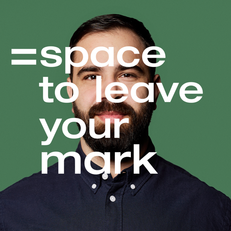 Space to leave your mark