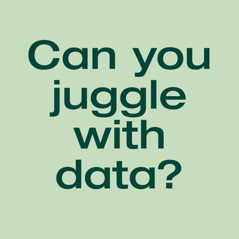 Can you juggle with data?